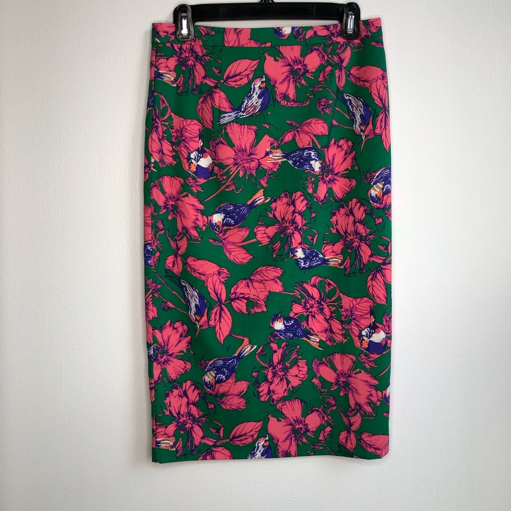 Vintage Twelve O’Clock pencil skirt, neon pink